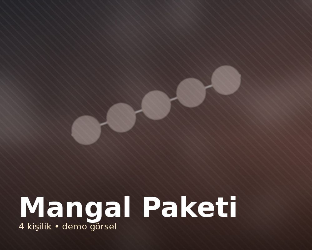 Mangal Paketi %15 İndirimli