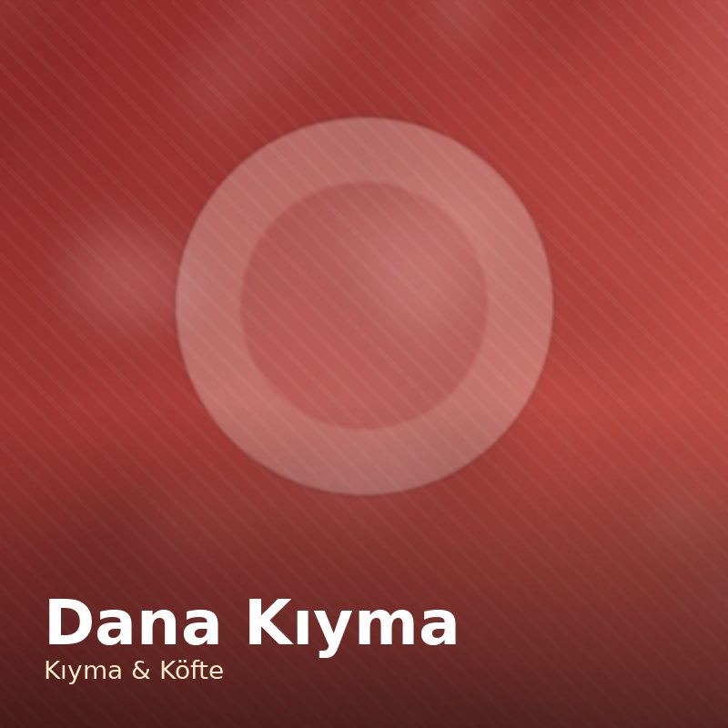 Dana Kıyma