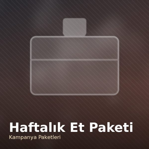 Haftalık Et Paketi
