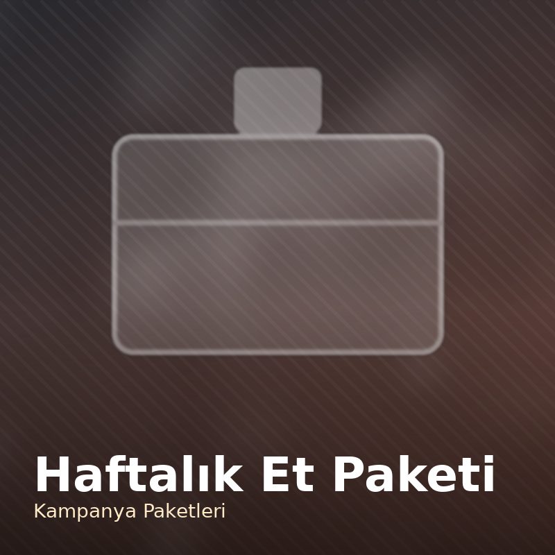 Haftalık Et Paketi