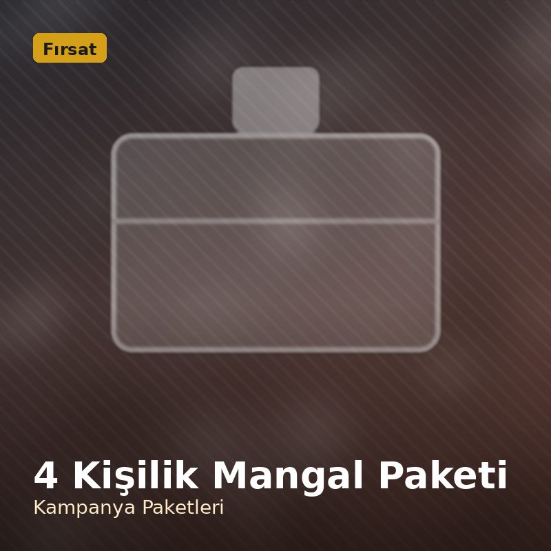 4 Kişilik Mangal Paketi