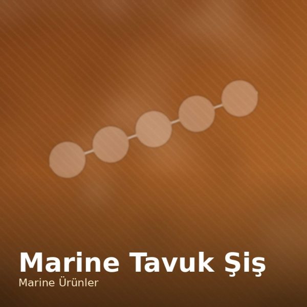 Marine Tavuk Şiş