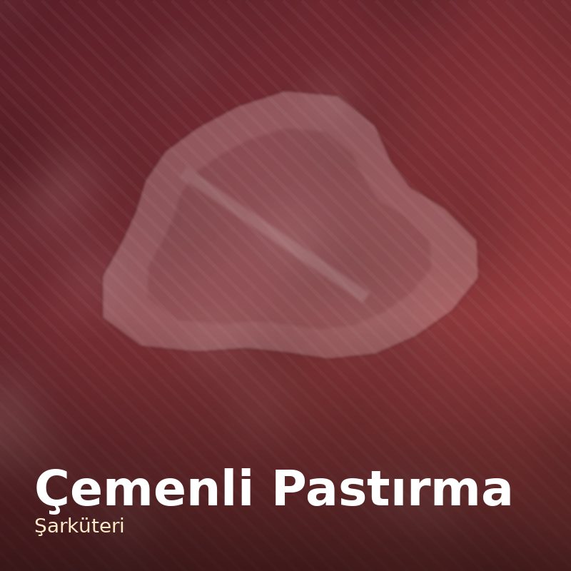 Çemenli Pastırma